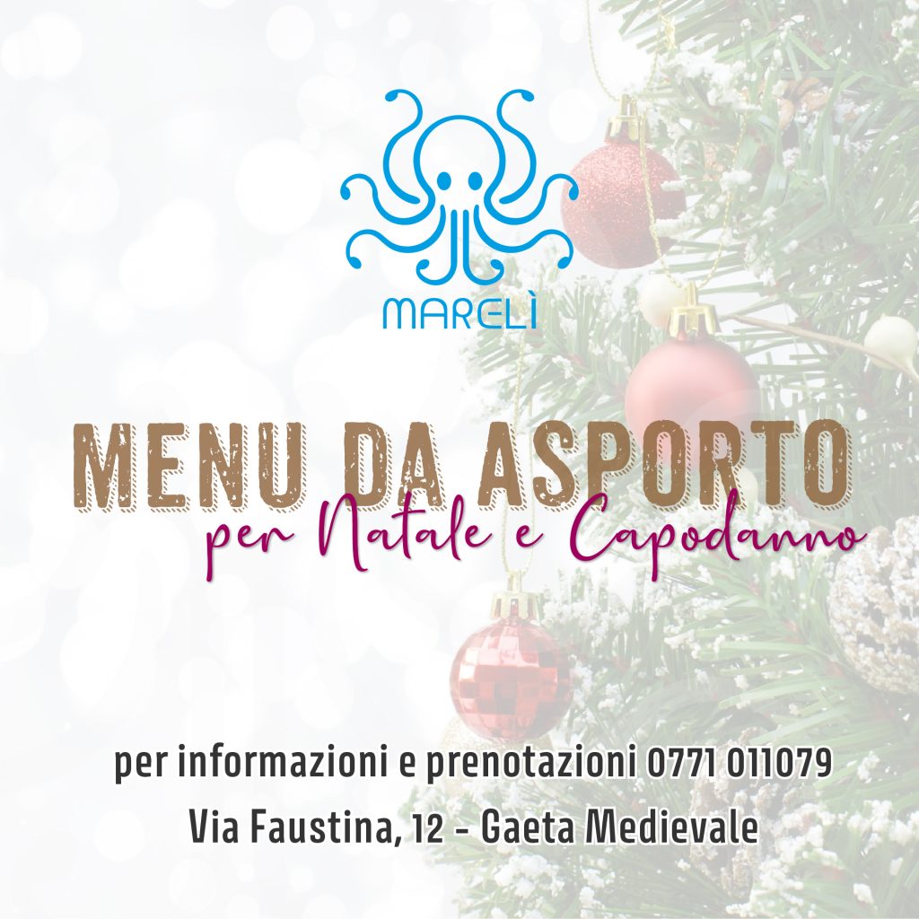 menu da asporto - Marelì